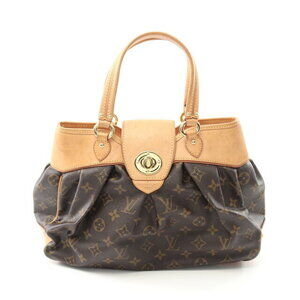 Louis Vuitton Boetie Handbag Canvas Leather Monogram Brown